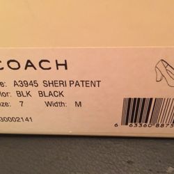 Coach Women Leather Sheri Pumps Shoe