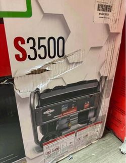 Powerful portable generator provides 3500 running watts and 4375 starting watts.