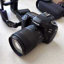 Canon EOS 80D Body with Extras
