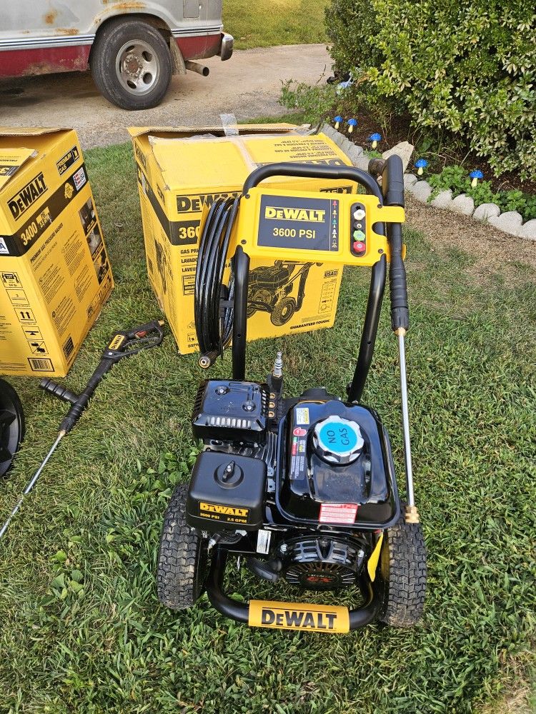 Dewalt 3600psi pressure washer