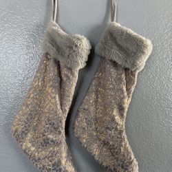 LEOPARD STOCKING RACHEL ZOE CHEETAH STOCKING PLUSH CHRISTMAS STOCKING