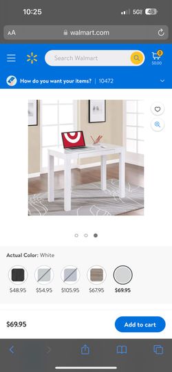 White Desk. Like New.