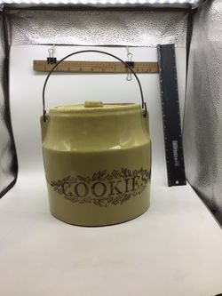💎Vintage COOKIE CROCK W/LID  ✨ No Cracks - Good Condition ✨ Made In USA 💎
