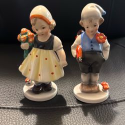 Cortendorf  1950’s Girl & Boy Figurines 