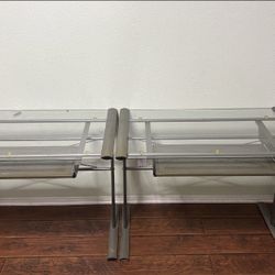 Glass Computer Desk。30 for each