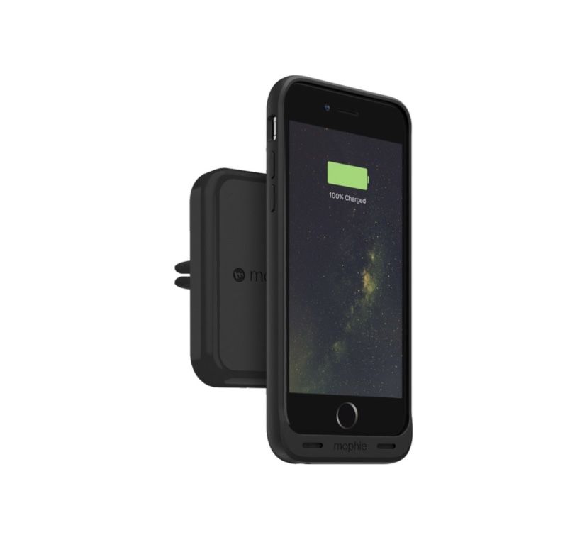 NEW Mophie Charge Force Vent Mount Magnetic Car Dock Wireless Charger - Black