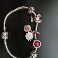 Disney Pandora Sterling Silver Bracelet 