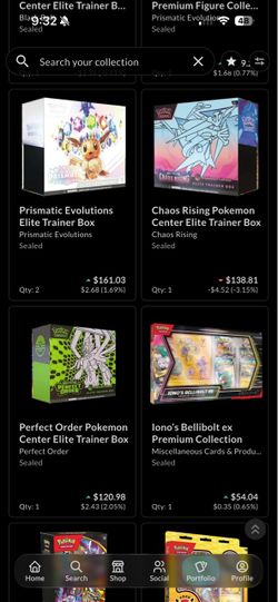 Pokemon Center ETBs and other Sealed