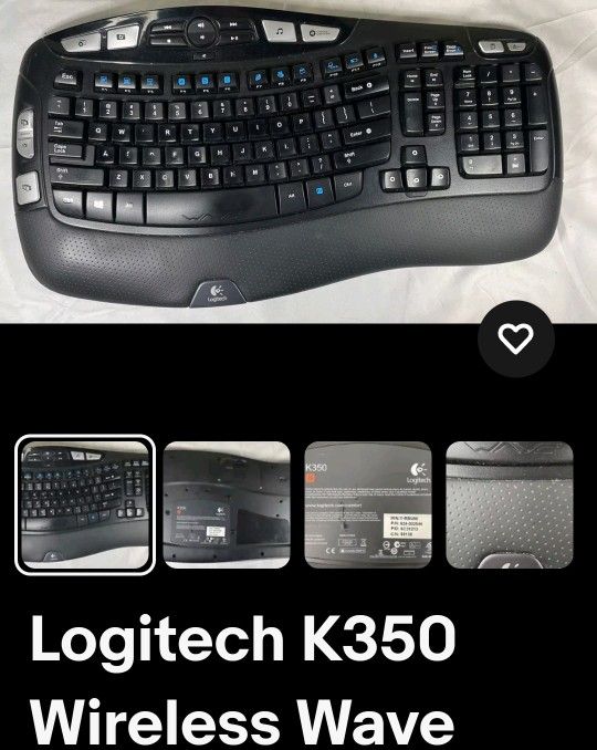Logitech K350 Wireless Keyboard