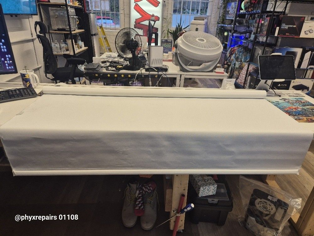 Blinds Premium Blackout Roller Shades - Santa Fe Bright White 5100 w/ Hardware $20