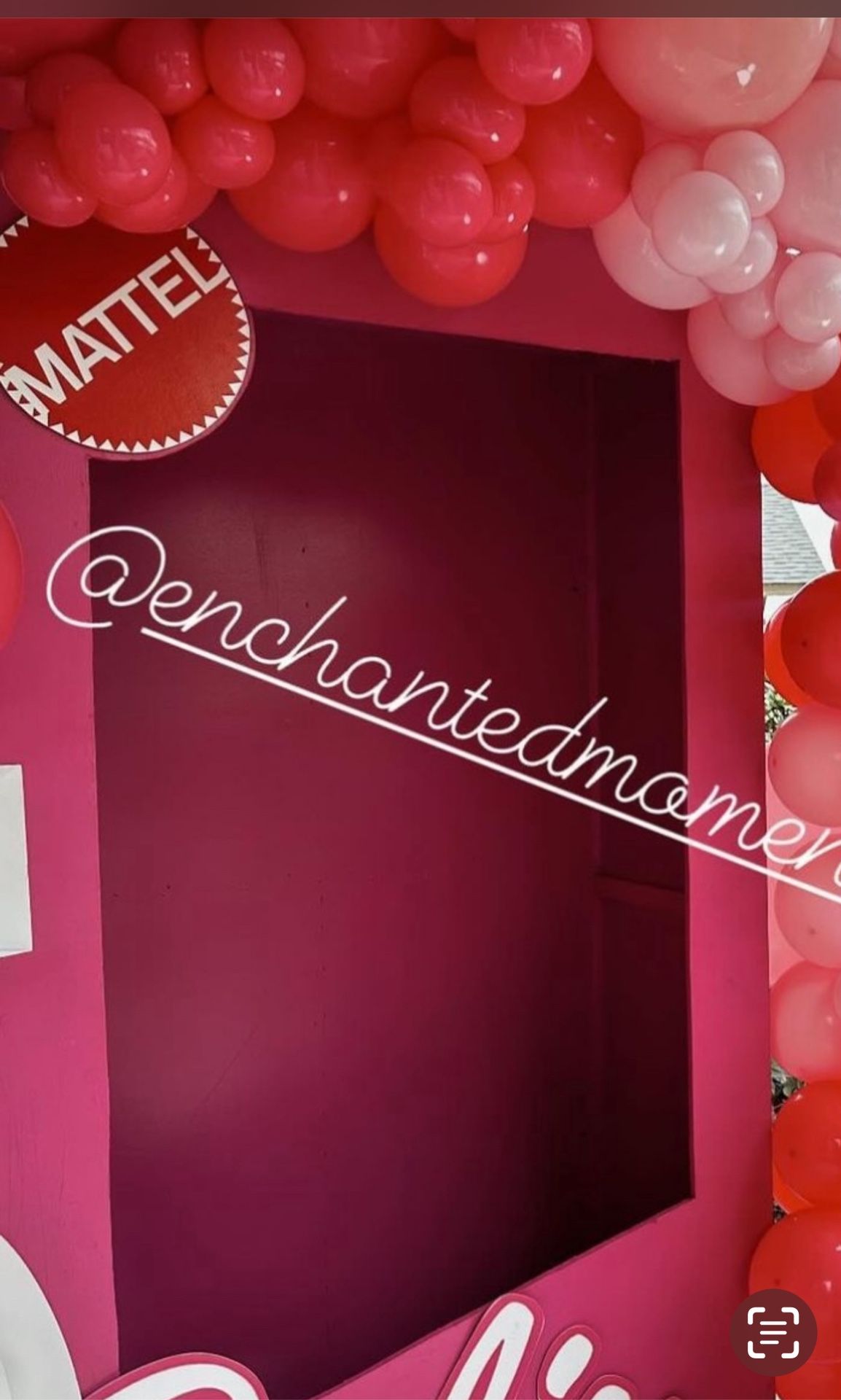 Backdrop Box Pink 