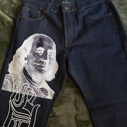 NEW DARK BLUE SDL JEANS 38/32