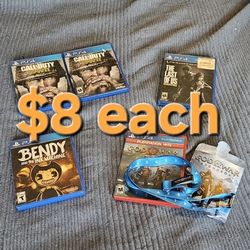 Playstation 4 Ps4 Games $8 Each 