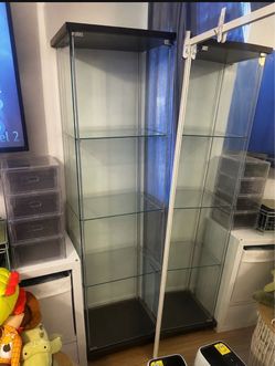 Glass display case