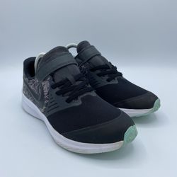 Nike Star Runner 2 Rebel PSV Girls Athletic Shoes Size 3Y  CI2680-001 Black Blue