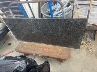 Black granite with specs
