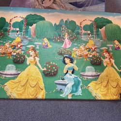 Like new Disney carpet, you can use both sides.