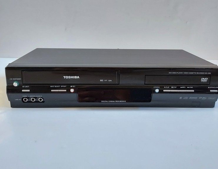 Toshiba SD-V295KU DVD/VHS VCR Video Cassette Recorder Combo Player Tested