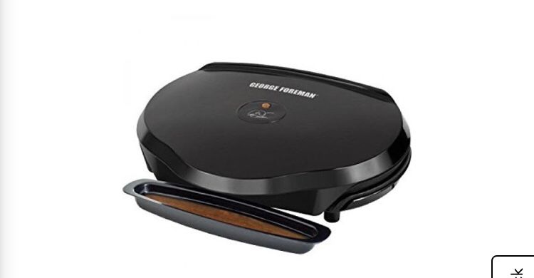 NEW: George Foreman 3 Serving Black Electric Grill