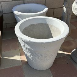 New Flower Pots Made Out Of Cement Perfect Gift 