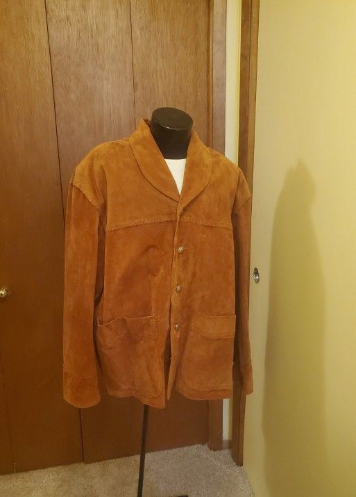 New! North Frontier American Suede Jacket XXL