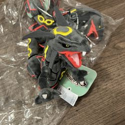 Pokémon Center Japan Shiny Rayquaza Pokemon Fit Plushie New