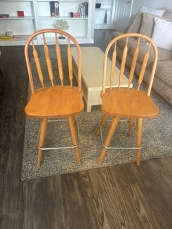 Wooden Bar Stools