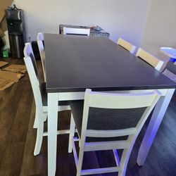 Tall Kitchen Table Hardly Used 