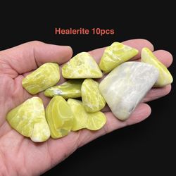 Healerite Noble Serpentine Stones 10pcs 114.3g Total Crystal Healing ! RARE