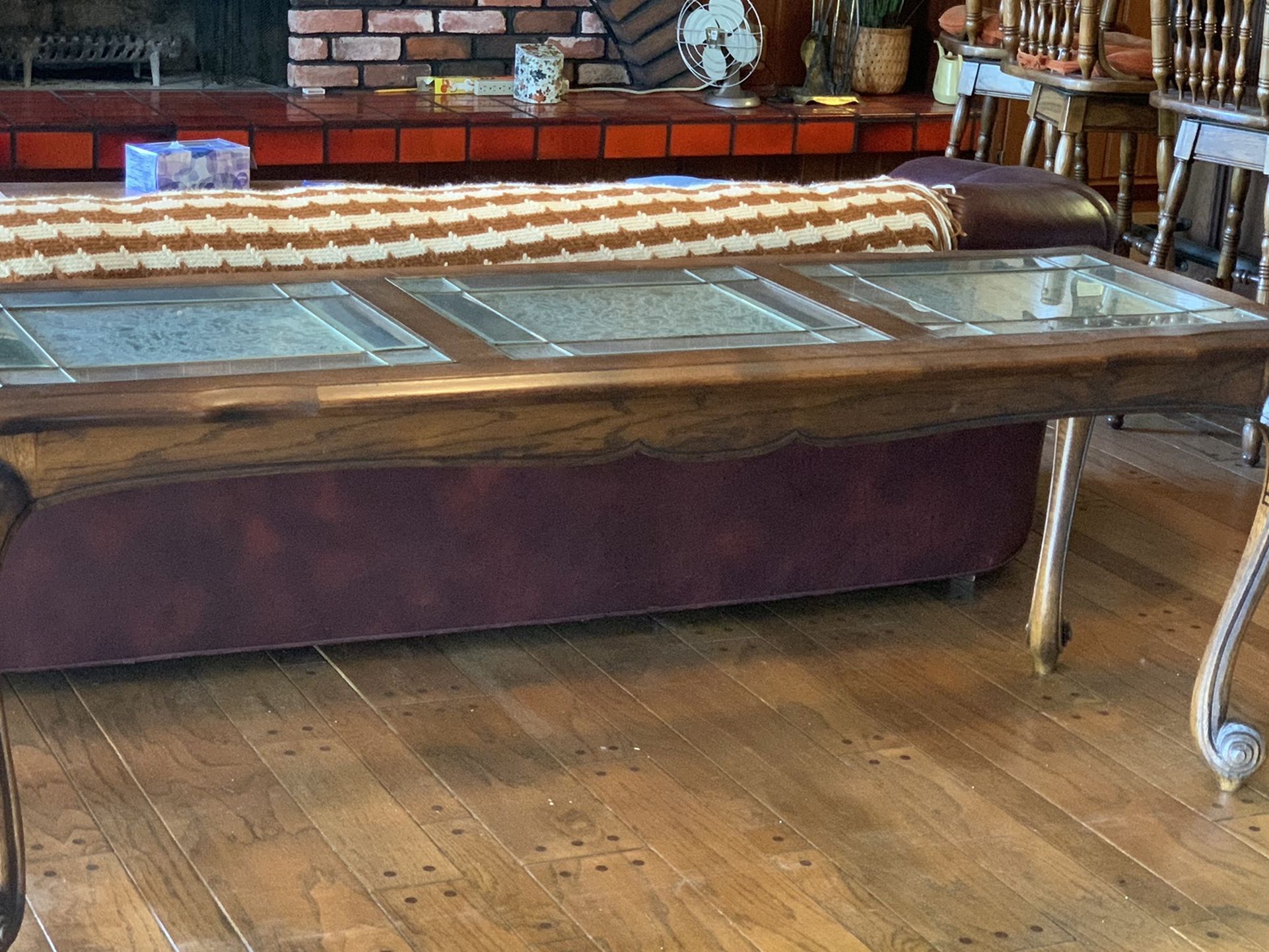 Vintage Sofa/Entry Table By Applewood Furniture Company