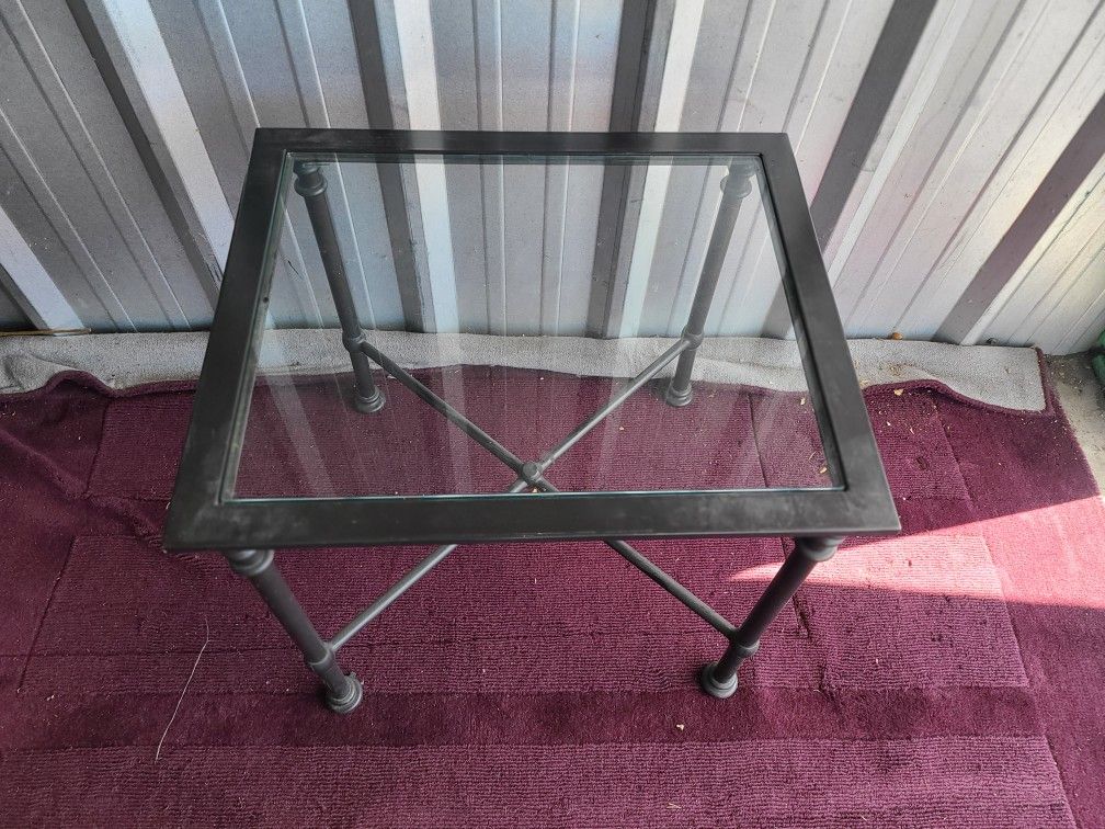 MOVING Sale!! Small Apartment Glass Table