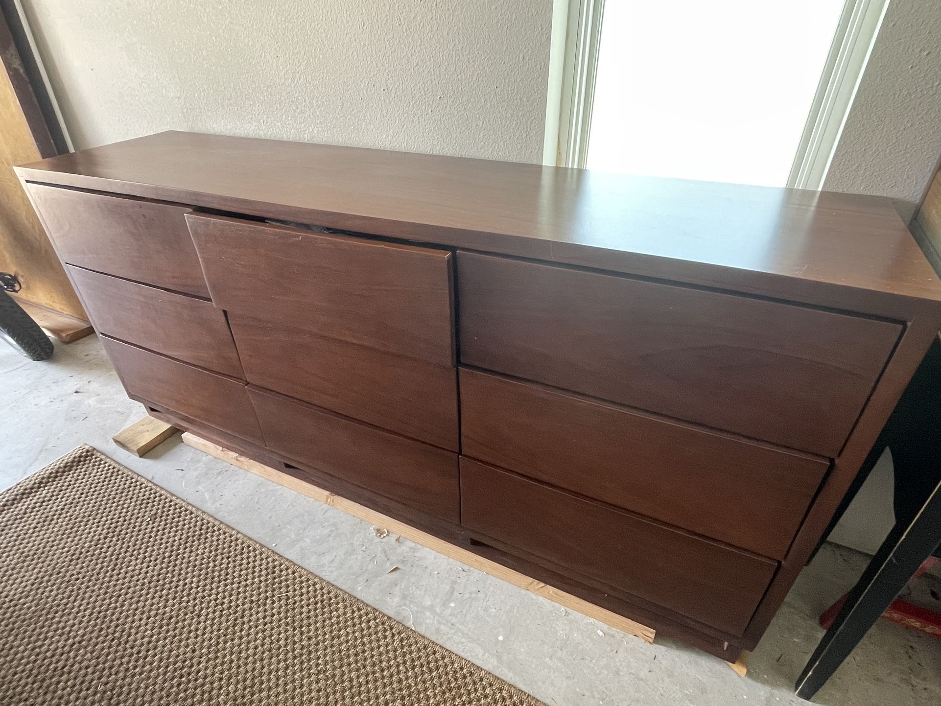 Solid Wood Dresser - Parota Wood Dresser 