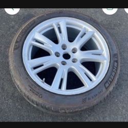1 — 245/45r19 5x120 5x4.72 Stock Tesla Model S X wheel Rim Tire!!!!