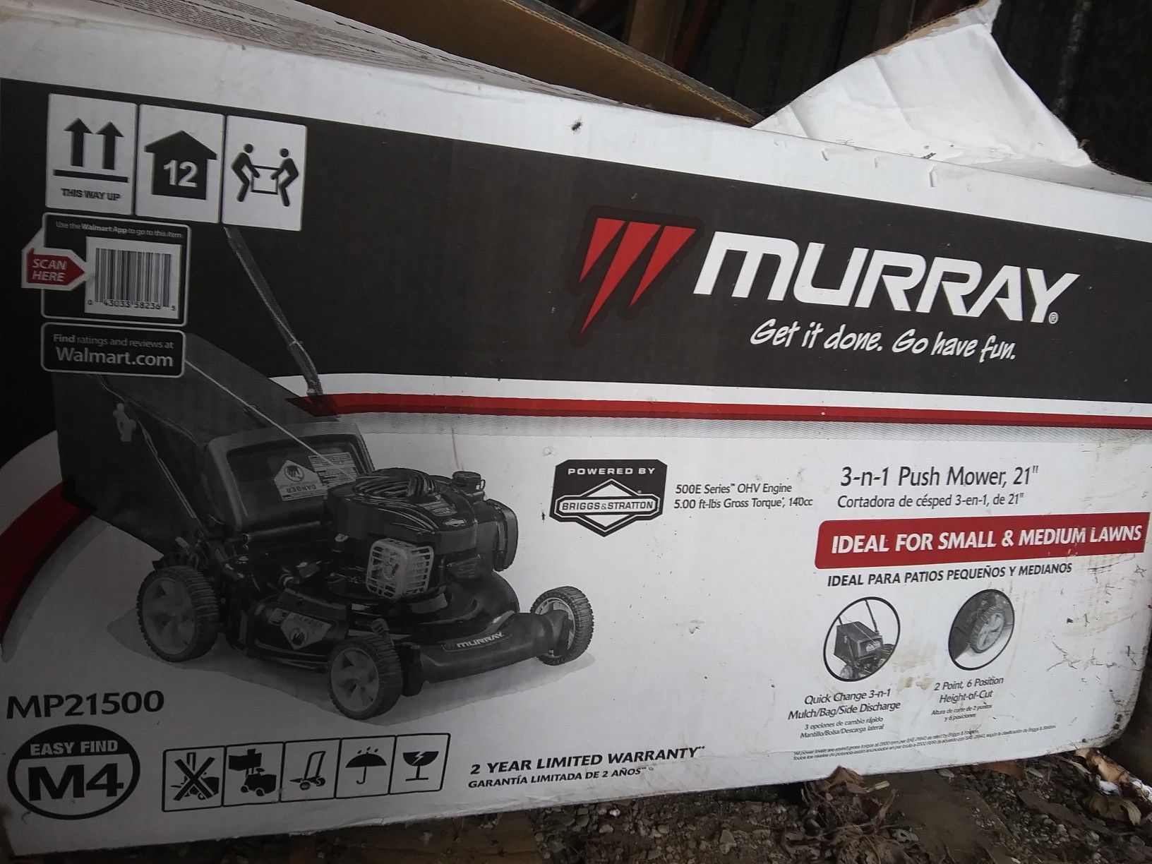 Murray mp21500 push LAWN mower like new