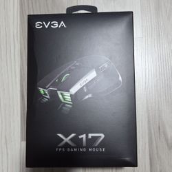 NEW. EVGA X17 Wired FPS Gaming Mouse. Firm On Price