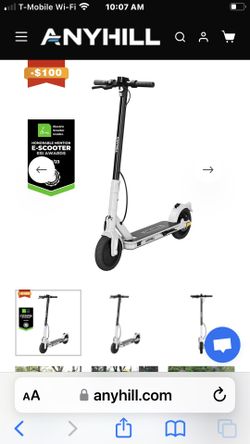 3 Anyhill Electric Scooters For Sale