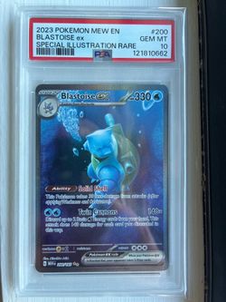 Pokemon Blastoise ex 151 PSA 10