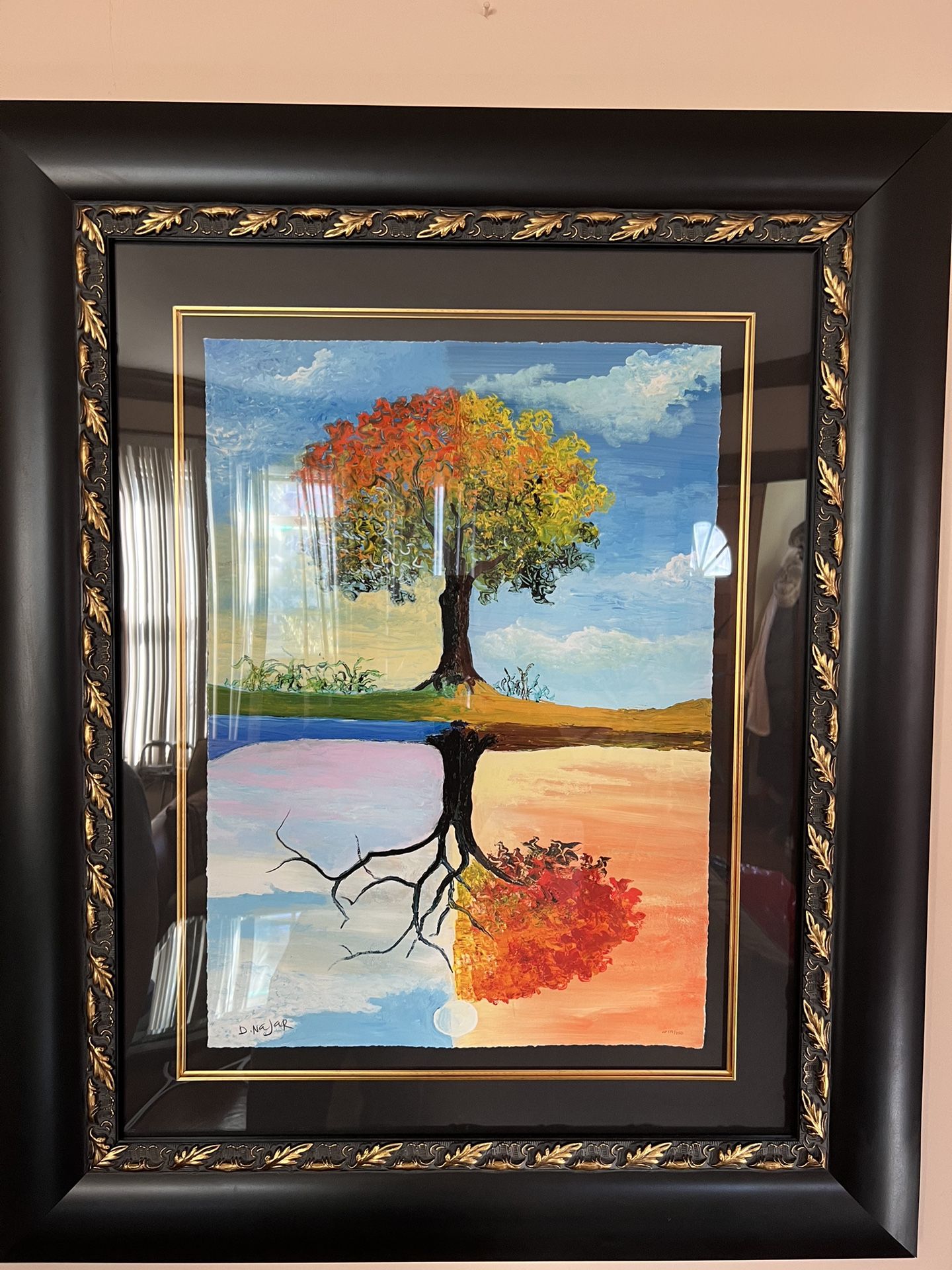 Original Artwork By David Najar Signed And Numbered (4 Paintings)