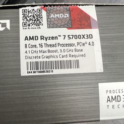 AMD Ryzen 5700x3d 