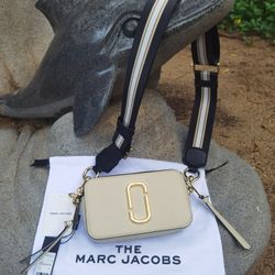 Marc Jacobs The Snapshot Crossbody Bag Cloud White Multi