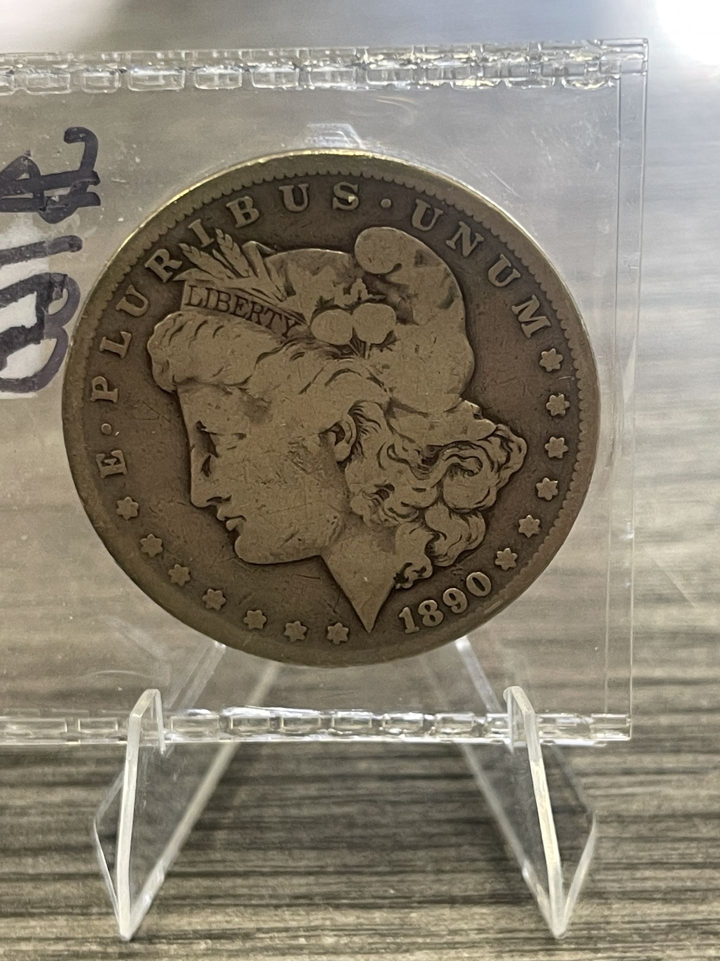 1890- CC Morgan Silver Dollar