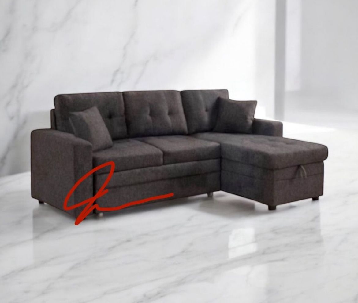 New! Comfy Sofa Sectional Sleeper / Storage !!