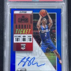 1/1 Shai Gilgeous Alexander Contenders Optic Rookie Auto