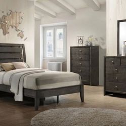 Six piece twin bedroom set