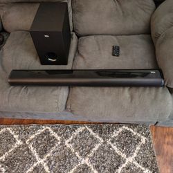 TCL Sound Bar With Remote And Wireless Subwoofer 