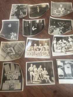 Vintage circus photos lot of 12 (lot 1)