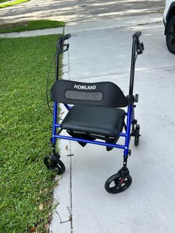 Walker with storage and seat