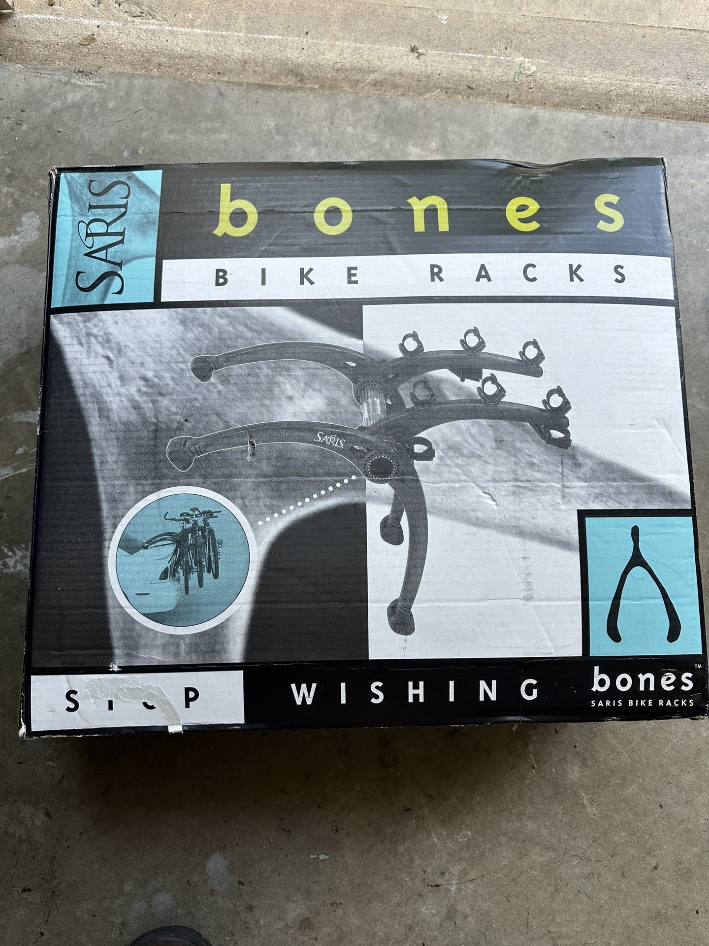 SARIS BONES EX 3-BIKE TRUNK RACK Excellent Condition