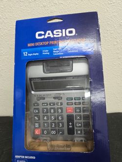 CASIO MINI DASK TOP PRINTING CAKUIATOR new