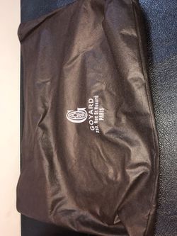 Authentic Goyard Black Brown Saint Louis PM Tote Bag